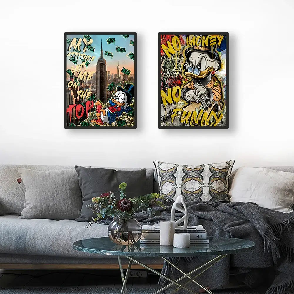 DecorBites™ Disney Marvel Donald Duck Canvas Wall Art