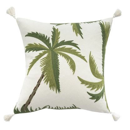 DecorBites™ Embroidered Patchwork Cushion Cover 45*45 for Elegant Living Room Decor