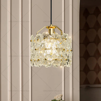 Lámpara de araña de lujo estilo francés DecorBites™ para dormitorio, color crema, decoración romántica para jardín