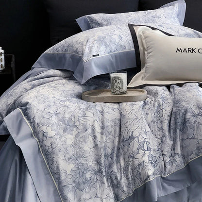 DecorBites™ Egyptian Cotton Bedding Sets Queen King Ru Size Bed Linens