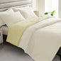 Decobites Waffle Grid Queen Duvet Set: Soft, Breathable, Durable Comforter with Pillowcase - Spring/Autumn