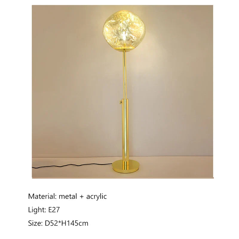 DecorBites™ LED Lava Floor Lamp Nordic Minimalist Indoor Lighting Room Bedroom Standing Light