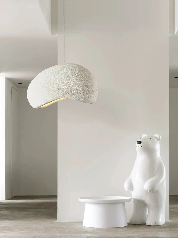 Lámpara de araña DecorBites™ Cream Cloud: Lámpara colgante LED moderna para el hogar, restaurante o bar.