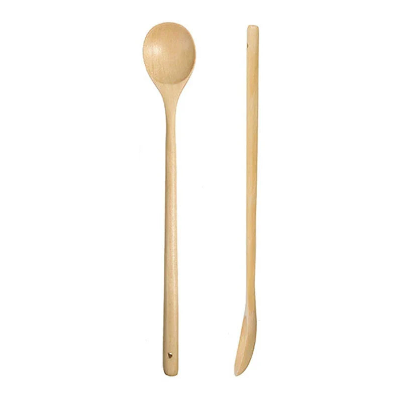 DecorBites™ Japanese Style Wooden Spoon for Mixing Rice Salad Kitchen Tableware