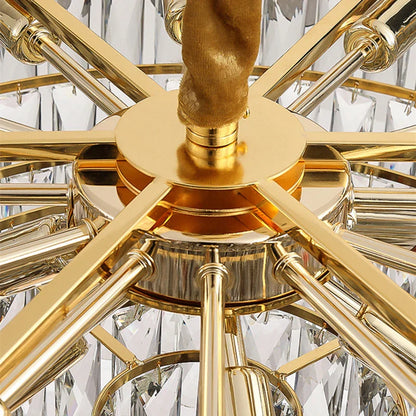 DecorBites™ K9 Crystal Modern Ceiling Chandelier for Living Room Lighting Fixture