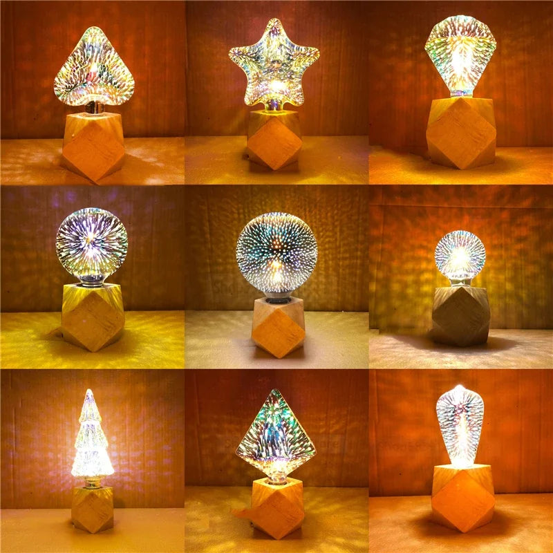 DecorBites™ LED Firework Table Lamp for Living Room Bedroom Décor
