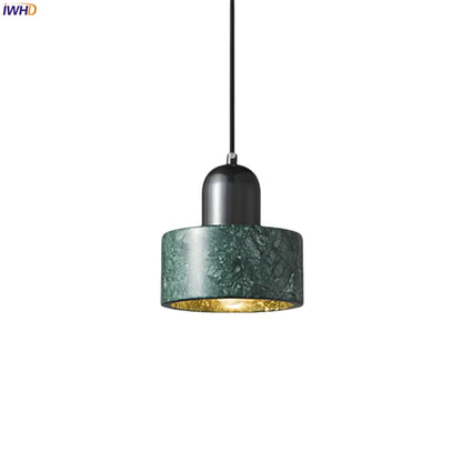 DecorBites™ Green Marble LED Pendant Light - Modern Nordic Interior Lighting Fixture