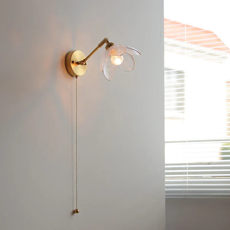 DecorBites™ LED Glass Wall Light Fixture Up Down Rotate Modern Living Room Bar