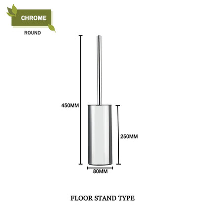Juego de escobilla de inodoro DecorBites™ Gold con soporte de pared