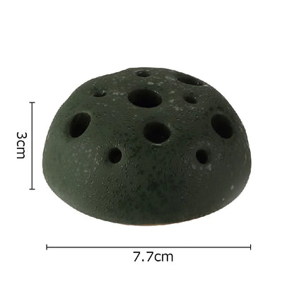 DecorBites™ Lotus Seedpod Ceramic Vase Artificial Flower Pot Modern Desk Decor