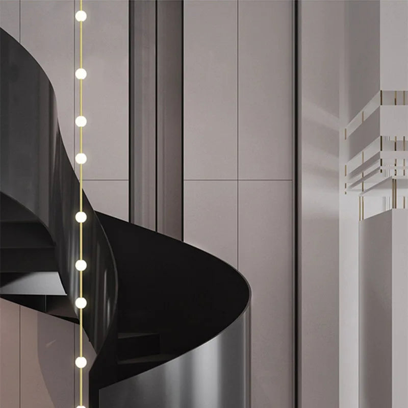 Black Glass Art Chandelier