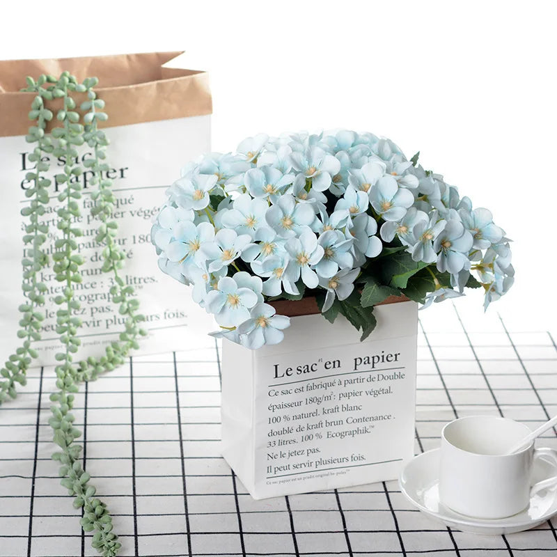 باقة زهور بيجونيا الحريرية من ديكوربايتس™ - باقة ديكور منزلي ناعم