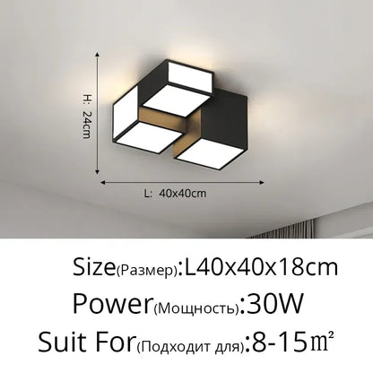 DecorBites™ LED Chandelier Light Remote Dimming Pendant Minimalist Indoor Lighting