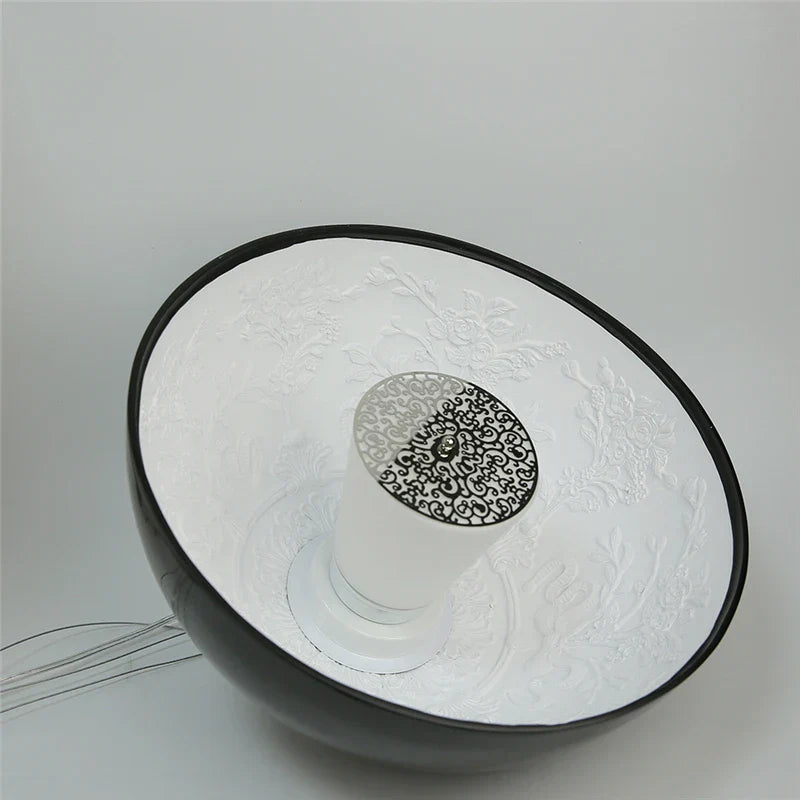 DecorBites™ 3D Sky Garden Resin Chandelier with LED Lights in Black, White, Golden, and Coffee Colors