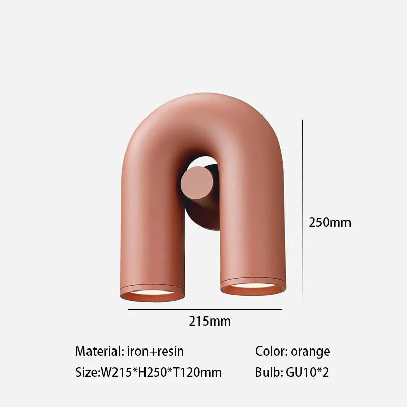 DecorBites™ Cirkus Tube Wall Sconce: Minimalist Night Light & Bedside Reading Lamp