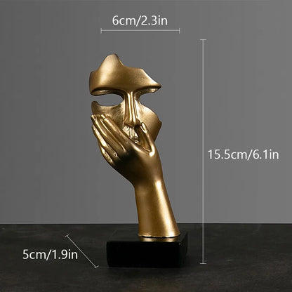 DecorBites™ Abstract Figurines Office Desk Decoration Modern Art Figurine Statue Home Decor