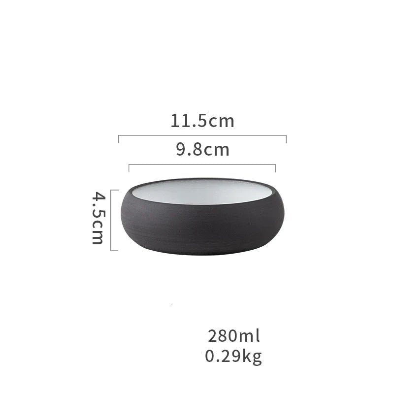 Round Ceramic Snack Bowl