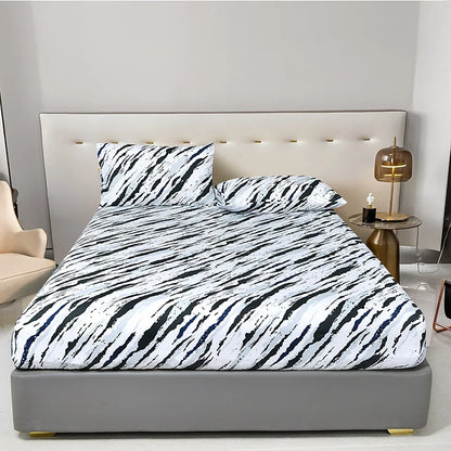 Decobites Ceramic Patterned Bedsheets Set with Bedspread & Pillowcases