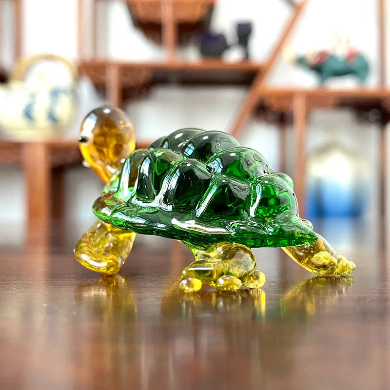 Figuras de animales de cristal DecorBites™: Coleccionables de arte soplado a mano para decoración del hogar y regalos.