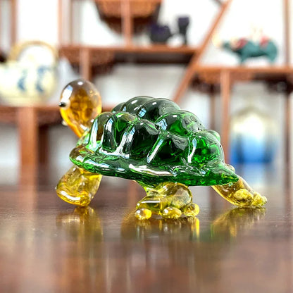 Figuras de animales de cristal DecorBites™: Coleccionables de arte soplado a mano para decoración del hogar y regalos.