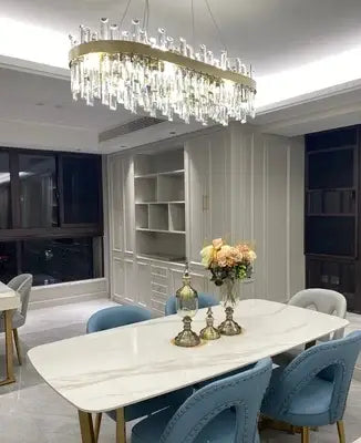 DecorBites™ Modern Crystal Chandelier Lighting for Dining Room