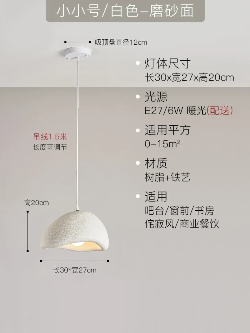 DecorBites™ Japanese Resin Pendant Lights for Dining Room Home Decor - Creative Luminaire Suspendu