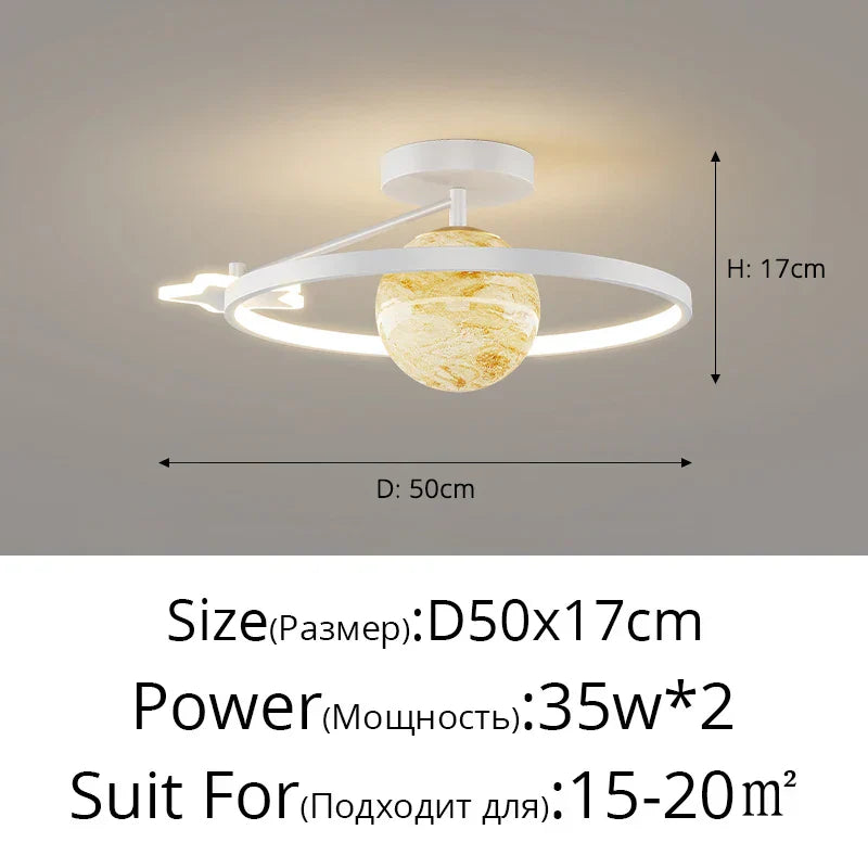 DecorBites™ Blue Star LED Pendant Light for Home Decor