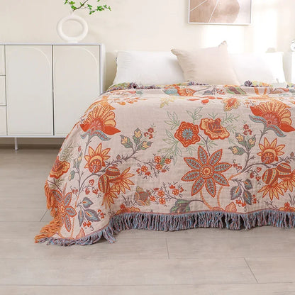 DecorBites™ Bohemian Sofa Blanket - Multi-functional Non-slip Cover for All Seasons