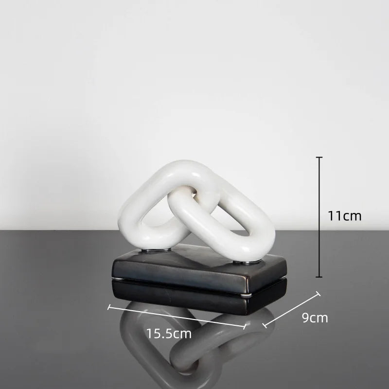 DecorBites™ Golden Chain Skeleton Lock Home Decoration Figurine