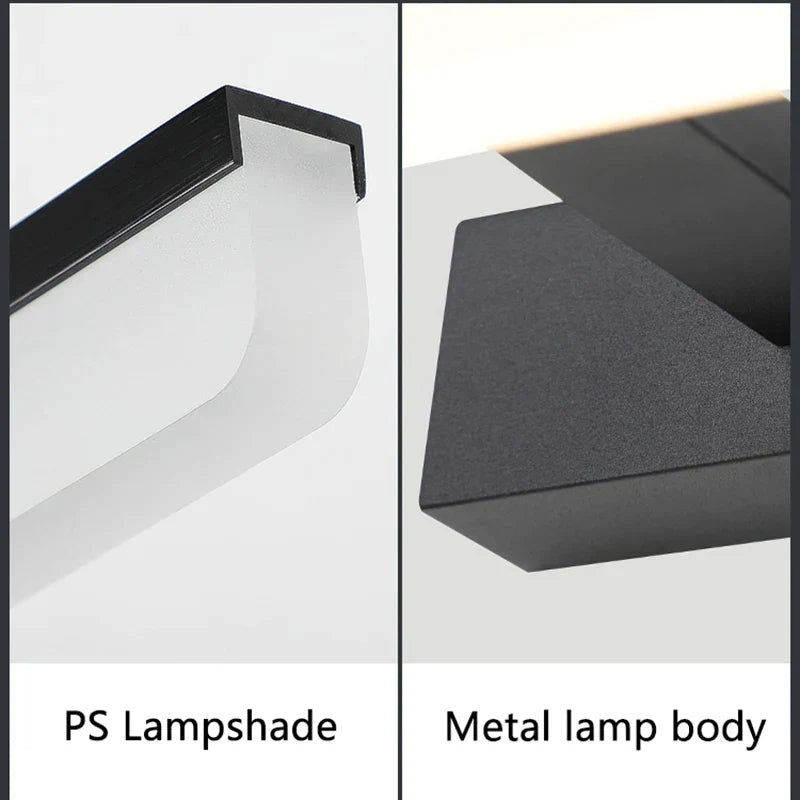 DecorBites™ LED Bathroom Vanity Light Gold Silver Black 40-90cm 220V