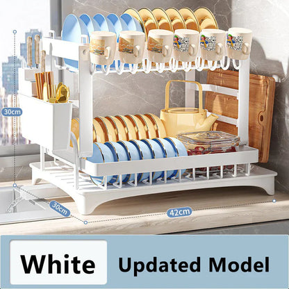 DecorBites™ Kitchen Dish Drainer Rack & Tableware Organizer