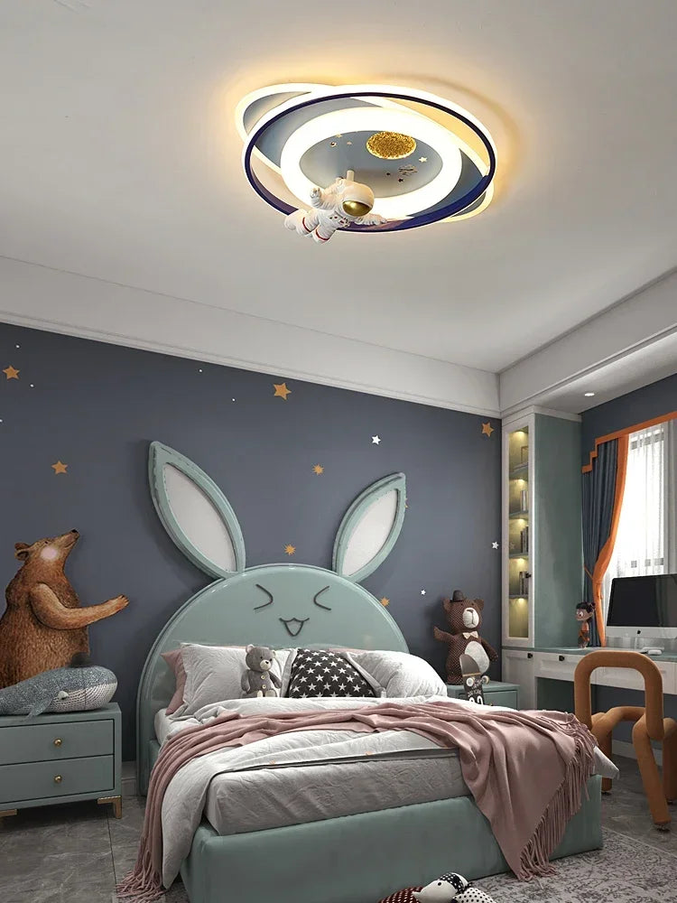 Lámpara de techo DecorBites™ Astronauta, Conejo Espacial, Cohete