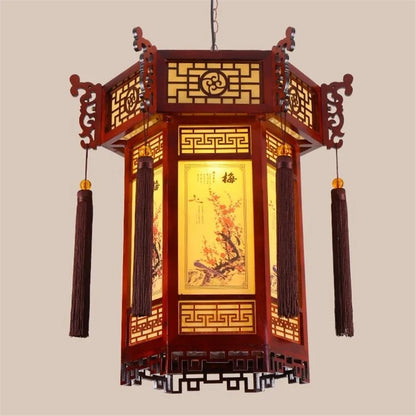 DecorBites™ Bamboo Lantern Pendant Lights: Classic Chinese Beauty for Home Decor