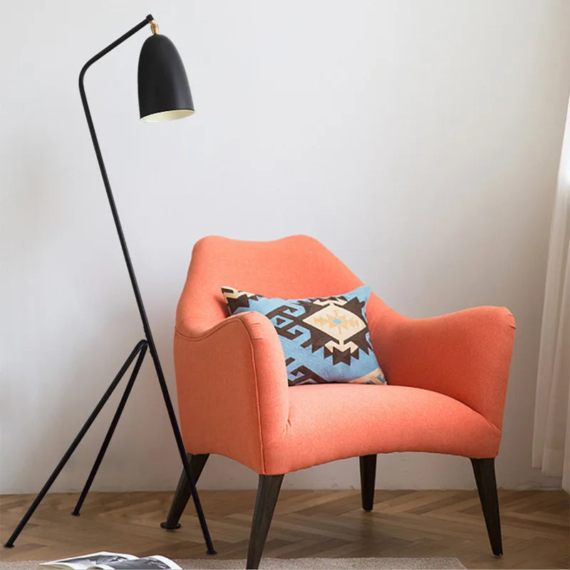 DecorBites™ Grasshopper Floor Lamp: Retro Nordic Macaron Design for Living Room, Bedroom, Study
