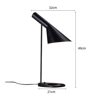DecorBites™ Industrial Iron Table Lamp for Bedroom Decor and Lighting