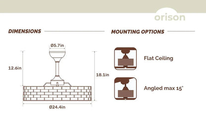 مروحة سقف ديكوربايتس™ كريستال بتصميم قفص طيور، وغطاء مصباح حديدي، وجهاز تحكم عن بعد بتردد متغير
