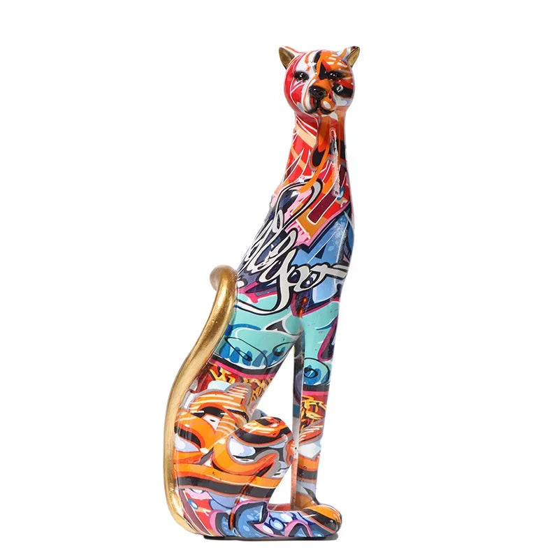 DecorBites™ Leopard Resin Sculpture - Home Office Decoration & Gift