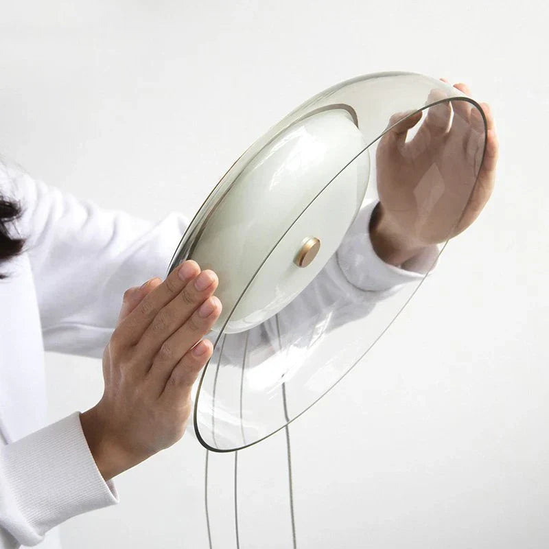 DecorBites™ Glass Pendant Lights Simple Indoor Home Decor Lighting for Living Room and Dining Room