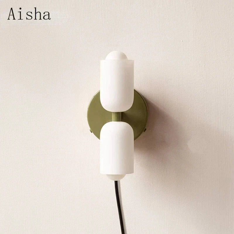 DecorBites™ Double Head Glass Wall Light for Bedroom, Living Room, Bathroom Décor