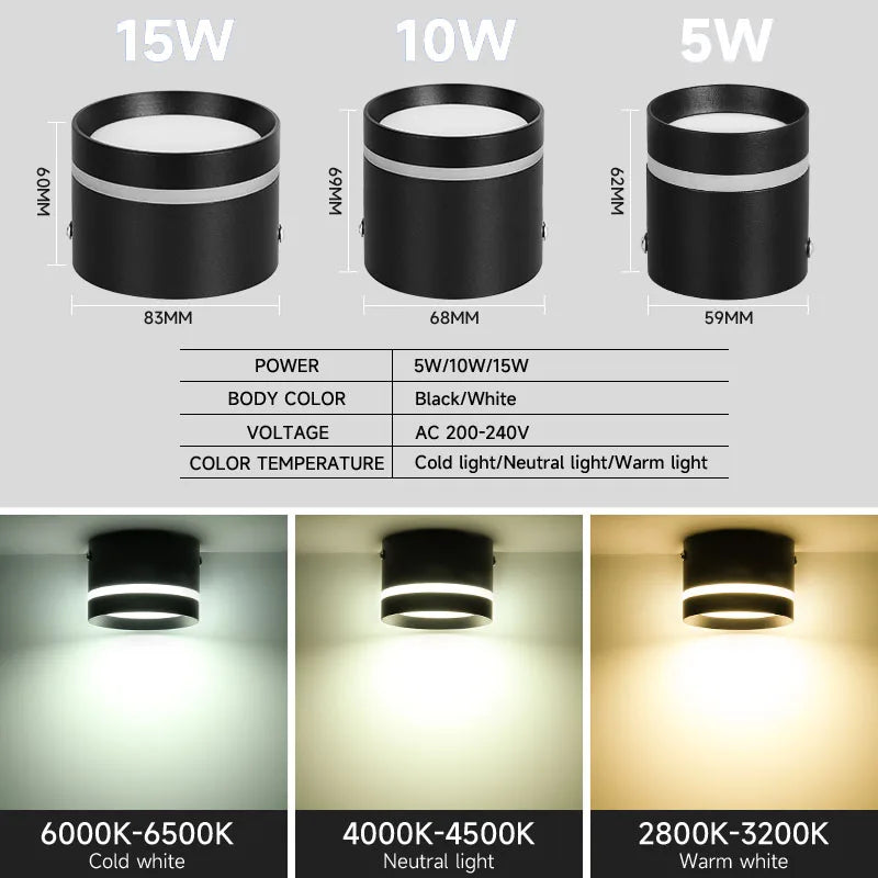 Lámpara de techo LED empotrable DecorBites™ para iluminación del hogar