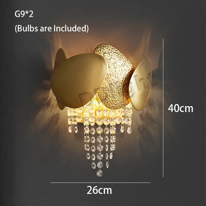 DecorBites™ Crystal Tassles Pendant Light: Modern Luxury Chandelier for Living Room