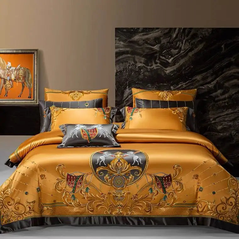 Brocade Cotton Quilt Bedding