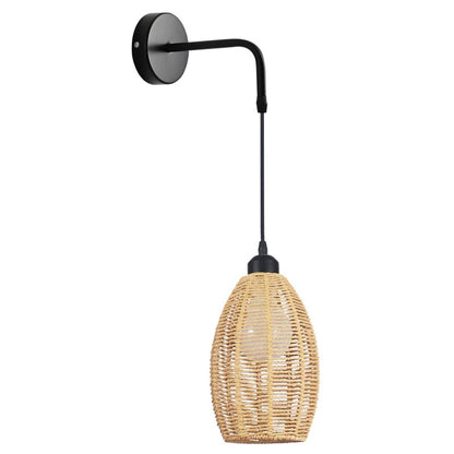 Decorbites™ Industriehanfseil-Wandlampe – Vintage-Stil für Zuhause, Hotel und Restaurant
