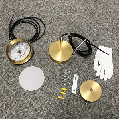 DecorBites™ Brass LED Pendant Lights for Modern Nordic Style Bedroom and Dining Room