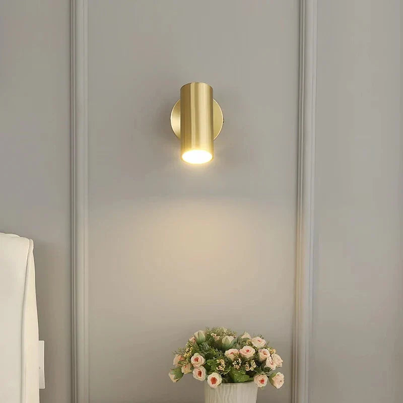 Lámpara de pared LED de arte de hierro dorado Decorbites™ para sala de estar y dormitorio modernos