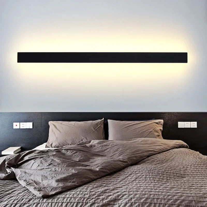 DecorBites™ LED Wall Light: Stylish Home Decor for Bedroom, Living Room - Long Strip optional
