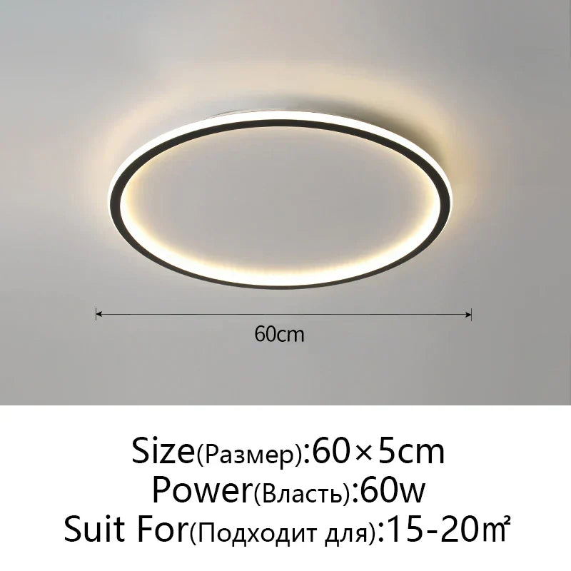 DecorBites™ Dimmable LED Ceiling Light for Modern Nordic Home Living Room Lighting