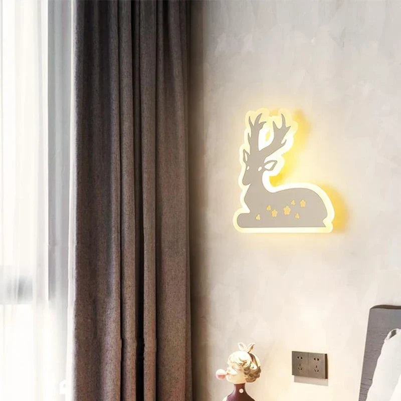 DecorBites™ Kids' LED Wall Light Modern Acrylic Bedroom Sconce Decor, AC85-265V