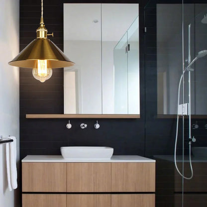 Decorbites™ Golden E27 Hängeleuchte: Vintage-Stil LED-Lampe für das Wohnzimmer