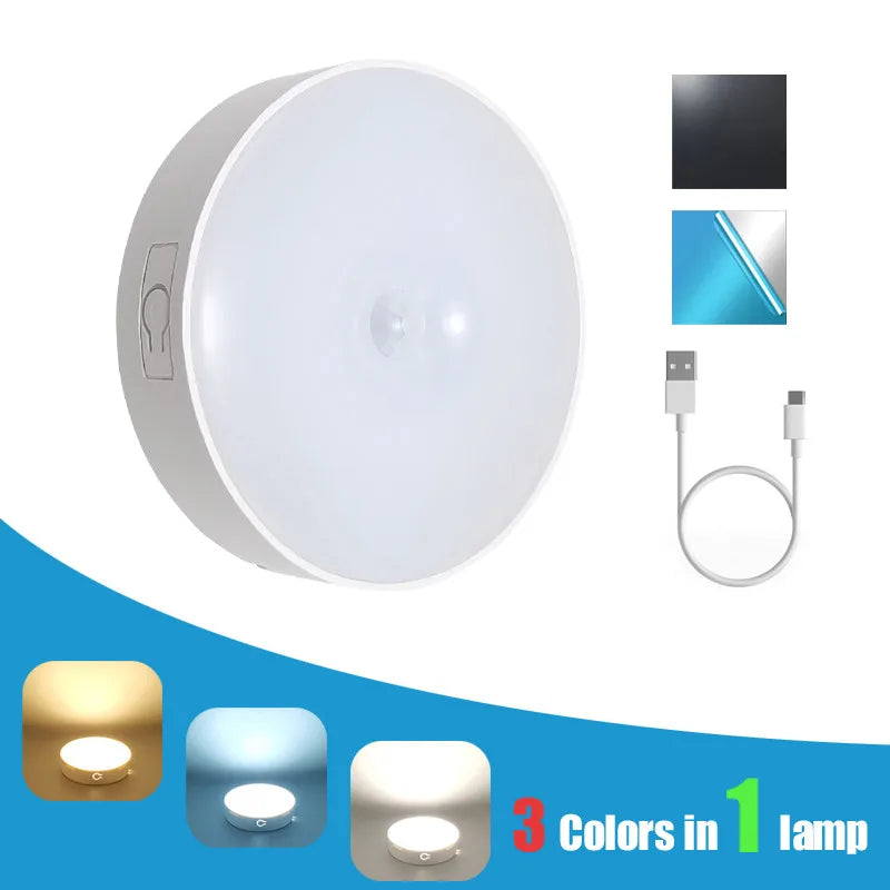 Decorbites™ Luz con Sensor de Movimiento LED 3 en 1 para Armarios y Clósets